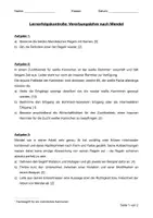 Vorschau - Arbeitsblätter - LK Mendelsche Vererbung (inkl. Lösungen) - Seite 1
