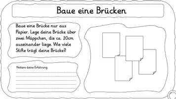 Vorschau - Arbeitsblätter - Brücken erkunden und erstellen - Themenheft /Arbeitsheft - Seite 1