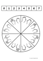 Vorschau - Arbeitsblätter - Fingerbilder - Klammerspiel (3x Spiele) - Deckblatt