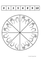 Vorschau - Arbeitsblätter - Fingerbilder - Klammerspiel (3x Spiele) - Seite 2