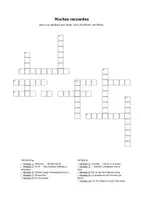 Vorschau - Quiz - Find das Wort Muchos recuerdos Apúntate 1 unidad 7 - Seite 1