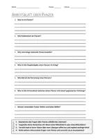 Vorschau - Arbeitsblätter - AB mit Fragen zum Thema "Panzer" + Lösungsblatt + Infografik - Deckblatt