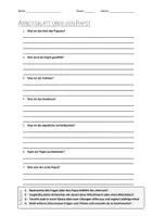 Vorschau - Arbeitsblätter - Lernposter + AB mit Fragen zum Thema "Papst" + Lösungsblatt + Mindmap + Infografik - Seite 2