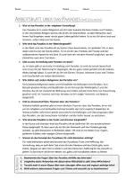 Vorschau - Arbeitsblätter - AB mit Fragen zum Thema "Paradies" + Lösungsblatt + Infografik - Seite 2