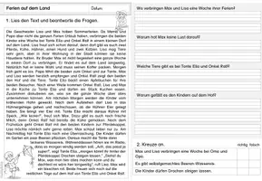 Vorschau - Arbeitsblätter - Lesen | Leseverstehen | Deutsch Klasse 1-4 | Sommer | Sommerferien - Seite 2