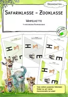 Vorschau - Anderer Materialtyp - Wimpelkette grün "HERZLICH WILLKOMMEN" - Safariklasse – Zooklasse - Deckblatt
