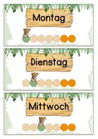 Vorschau - Anderer Materialtyp - Kalender und Wetter - Safariklasse - Zooklasse - Seite 3