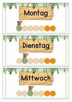 Vorschau - Anderer Materialtyp - Kalender zum Aufhängen - Safariklasse - Zooklasse - mit Rahmen - Seite 3
