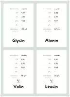 Vorschau - Bildkarten - Flashcards Aminosäuren (ohne Namen) - Seite 2
