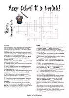 Vorschau - Arbeitsblätter - Idioms Crossword Puzzles Materialpaket - Seite 1