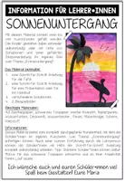Vorschau - Stundenentwürfe - Sommer – Sonnenuntergang gestalten | Kunstprojekt mit 3D-Effekt 4.–5. Klasse - Seite 1