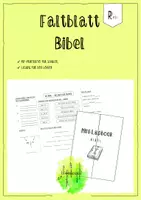 Vorschau - Arbeitsblätter - Faltblatt (Mini-Lapbook) Bibel - Deckblatt