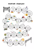 Vorschau - Arbeitsblätter - Tenses boardgames simple present, simple past, present perfect - Seite 1
