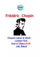 Vorschau - Arbeitsblätter - Frédéric Chopin -Leben und Werk inkl. Apps - Deckblatt