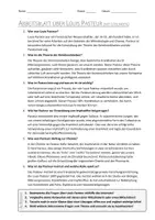 Vorschau - Arbeitsblätter - AB mit Fragen zum Thema "Louis Pasteur" + Lösungsblatt + Infografik - Seite 2