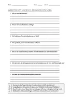 Vorschau - Arbeitsblätter - AB mit Fragen zum Thema "Permafrostboden" + Lösungsblatt + Infografik - Deckblatt