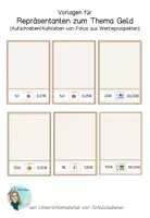 Vorschau - Anderer Materialtyp - Repräsentanten Geld - Vorlagen - Deckblatt