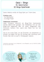 Vorschau - Spiele - Geld Bingo Zahlenraum 20 - Seite 1