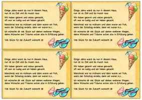 Vorschau - Anderer Materialtyp - Gedicht zum Schulschluss - Seite 2
