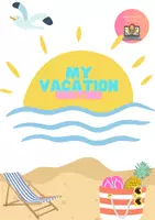 Vista previa - Unidades / Secuencias / Situaciones de Aprendizaje - MY SUMMER VACATION writing part by Miss M teacher - Portada