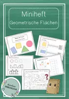 Vorschau - Arbeitsblätter - Miniheft - Geometrische Flächen - Deckblatt
