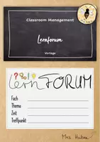 Vorschau - Präsentationen/Tafelbilder - Vorlage: Lernforum - Deckblatt