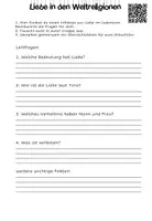 Vorschau - Arbeitsblätter - Liebe in den Weltreligionen -Liebe, Freundschaft und Sexualität - Seite 2