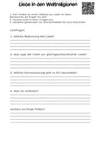 Vorschau - Arbeitsblätter - Liebe in den Weltreligionen -Liebe, Freundschaft und Sexualität - Seite 3