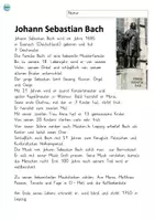 Vorschau - Arbeitsblätter - Johann Sebastian Bach -Leben & Werk (Text, Lückentext, Rätsel) - Seite 2