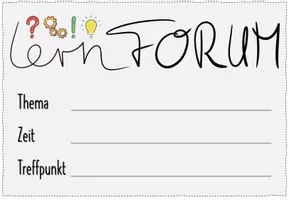 Vorschau - Präsentationen/Tafelbilder - Vorlage: Lernforum - Seite 2