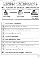 Vorschau - Arbeitsblätter - Lesespaziergang L2 "Was machen die Leute im Schwimmbad?" Anfänger - DaZ / DaF / Deutsch - Seite 3