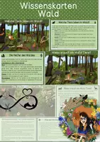 Vorschau - Text - Wissenskarten - Wald - Deckblatt