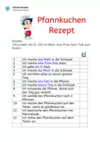 Vorschau - Arbeitsblätter - PAKET 1 : Vorgangsbeschreibung : 3 Rezepte -(einfach bis schwer) - Seite 3