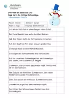 Vorschau - Stundenentwürfe - Aufsatz Rezepte: Schneemann (Personenbeschreibung) - Seite 3