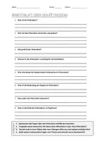 Vorschau - Arbeitsblätter - Lernposter + AB mit Fragen zum Thema "Petersdom" + Lösungsblatt + Mindmap + Infografik - Seite 1