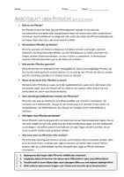 Vorschau - Arbeitsblätter - AB mit Fragen zum Thema "Pfirsich" + Lösungsblatt - Seite 1