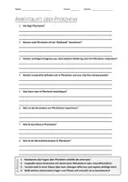 Vorschau - Arbeitsblätter - AB mit Fragen zum Thema "Pforzheim" + Lösungsblatt + Mindmap + Infografik - Deckblatt