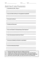 Vorschau - Arbeitsblätter - Lernposter + AB mit Fragen zum Thema "Pharao" + Lösungsblatt + Infografik - Seite 1