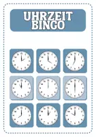 Προεπισκόπηση - Flashcards - Bingo με την ώρα - Σελίδα 1