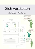 Vorschau - Arbeitsblätter - DAZ/DAF Sich vorstellen - Deckblatt