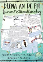 Vorschau - Arbeitsblätter - D'Lena an de Pit feieren Nationalfeierdag - Deckblatt