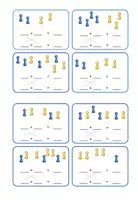 Vorschau - Arbeitsblätter - Tauschaufgaben - Freiarbeitsmaterial Zahlenraum 10 und 20 - Seite 1