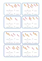 Vorschau - Arbeitsblätter - Tauschaufgaben - Freiarbeitsmaterial Zahlenraum 10 und 20 - Seite 2
