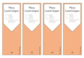 Vorschau - Merkblätter - Fächer zu "Lesestrategien" Klasse 4 - Seite 3