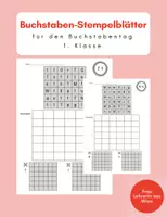 Vorschau - Arbeitsblätter - Buchstaben-Stempelblätter für den Buchstabentag, 1. Klasse - Deckblatt
