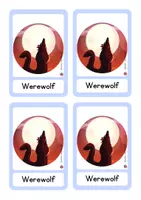 Aperçu - Jeux - Loup garou en anglais - Werewolf in English - Page de couverture