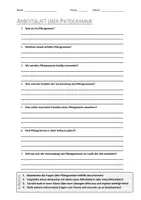 Vorschau - Arbeitsblätter - AB mit Fragen zum Thema "Piktogramme" + Lösungsblatt + Infografik - Deckblatt
