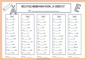 Vorschau - Arbeitsblätter - Materialpaket ä/e und äu/eu - Übungskartei, Domino, Rechtschreibmarathon - mit Lösungen - Seite 2
