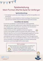 Vorschau - Stationenlernen - Mein Formen-Würfel-Spiel für Anfänger - Seite 2