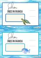 Vorschau - Poster - 🐳 Unterwasserwelt Klassenraum Deko: Backtoschool Geschenk zum Schulbeginn - Seite 1